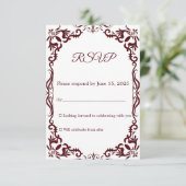 Mexican Papel Picado Wedding RSVP Card Kaartje (Staand voorkant)