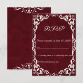 Mexican Papel Picado Wedding RSVP Card Kaartje (Voorkant / Achterkant)