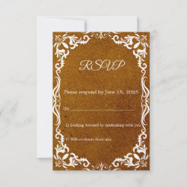 Mexican Papel Picado Wedding RSVP Card Kaartje