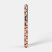 Mexican Pattern in Beige and Red Samsung Galaxy Hoesje (Rechterkant)