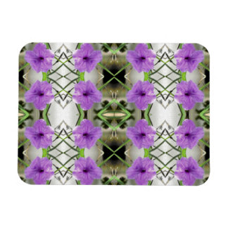 Mexican Petunias en Latticework Magneet