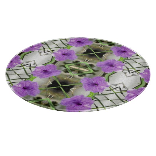 Mexican Petunias en Latticework Snijplank (Hoek)