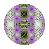 Mexican Petunias en Latticework Snijplank (Voorkant)