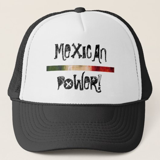 MEXICAN POWER HAT TRUCKER PET (Voorkant)