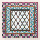 Mexican Pride 2 Design Glazen Onderzetter (Voorkant)