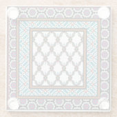 Mexican Pride 2 Design Glazen Onderzetter (Achterkant)