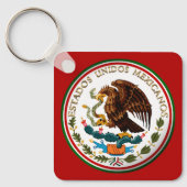 Mexican Pride (Estados Unidos Mexicanos) Sleutelhanger (Voorkant)