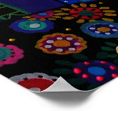 MEXICAN PUEBLO TOWN PRISARTS PAINTING POSTER (Hoek)