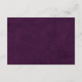 Mexican Purple Wedding Details QR code Informatiekaartje (Achterkant)