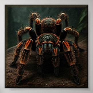 Mexican Redknee Tarantula Poster