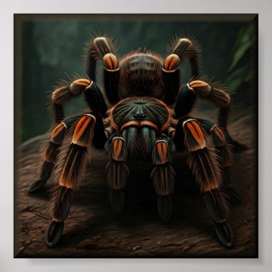 Mexican Redknee Tarantula Poster (Voorkant)