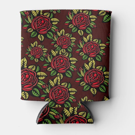 MEXICAN ROZEN PATROON BLIKJESKOELER (Voorkant)