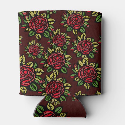 MEXICAN ROZEN PATROON BLIKJESKOELER (Achterkant)