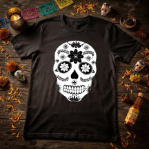 Mexican Schedeldood 2 Zwart En Wit Heren