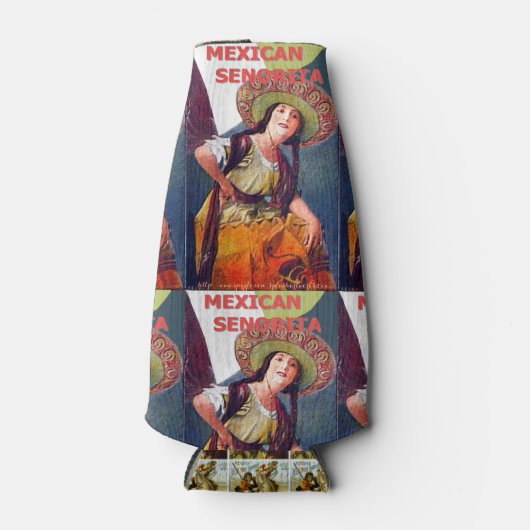 "Mexican Senorita" Flesjeskoeler (Voorkant)