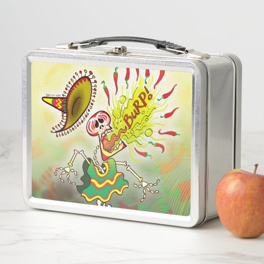 Mexican skeletons in trouble with hot chili pepper (In situ)