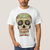 Mexican Skull !!! T-shirt (Voorkant)