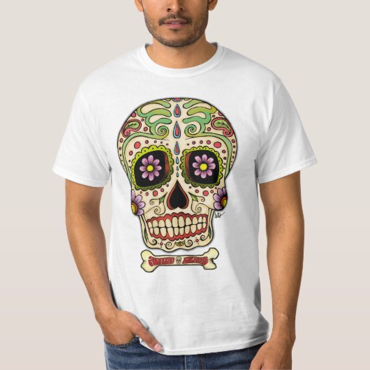 Mexican Skull !!! T-shirt (Voorkant)
