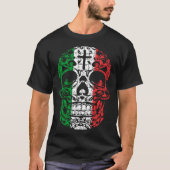 Mexican Sugar Skull Pride Calavera Day Dead Cinco T-shirt (Voorkant)