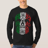 Mexican Sugar Skull Pride Calavera Day Dead Cinco  T-shirt (Voorkant)