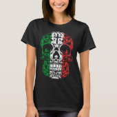 Mexican Sugar Skull Pride Calavera Day Dead Cinco  T-shirt (Voorkant)