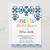 Mexican Talavera Bridal Shower Kaart (Voorkant)