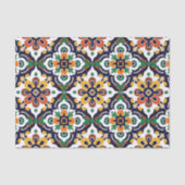 Mexican Talavera Pattern Tissuepapier (Voorkant)