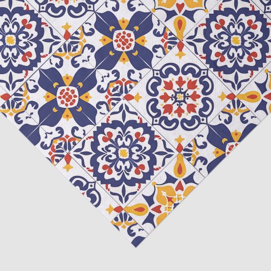 Mexican Talavera Pattern Tissuepapier (Detail)