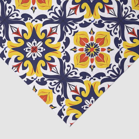 Mexican Talavera Pattern Tissuepapier (Detail)
