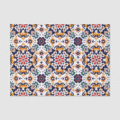 Mexican Talavera Pattern Tissuepapier (Voorkant)