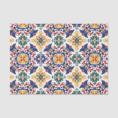 Mexican Talavera Pattern Tissuepapier (Voorkant)