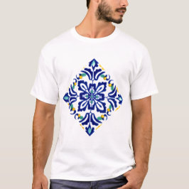 Mexican Talavera Terracotta Tegel Design No. 10 T-shirt