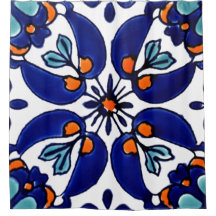 Mexican Talavera Terracotta Tegel Design No. 1