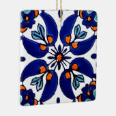 Mexican Talavera Terracotta Tegel Design No. 1 Keramisch Ornament (Rechts)