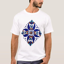 Mexican Talavera Terracotta Tegel Design No. 1 T-shirt