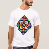 Mexican Talavera Terracotta Tegel Design No. 2 T-shirt (Voorkant)