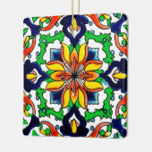 Mexican Talavera Terracotta Tegel Design No. 6 Keramisch Ornament (Links)