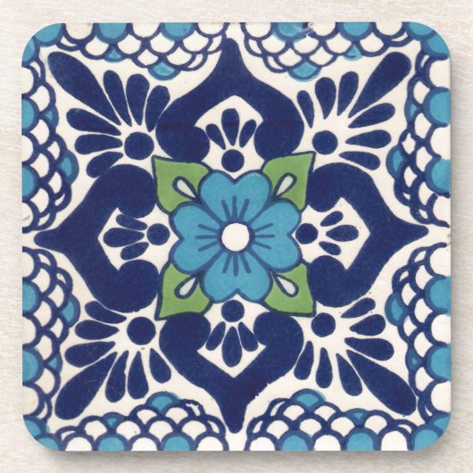 Mexican Talavera Tile Bier Onderzetter (Voorkant)
