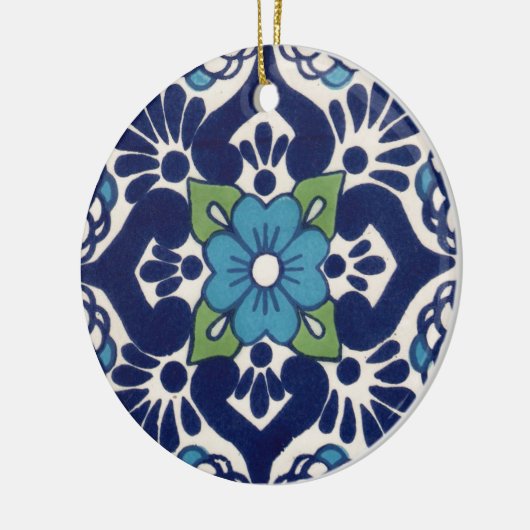 Mexican Talavera Tile Keramisch Ornament (Links)