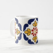 Mexican Talavera Tile Koffiemok (Voorkant links)