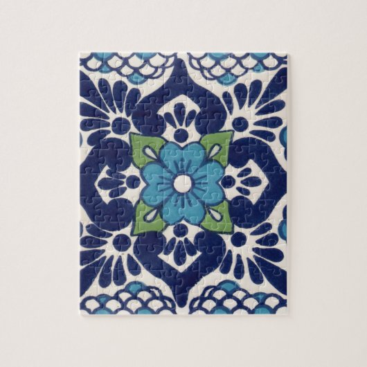 Mexican Talavera Tile Legpuzzel (Verticaal)