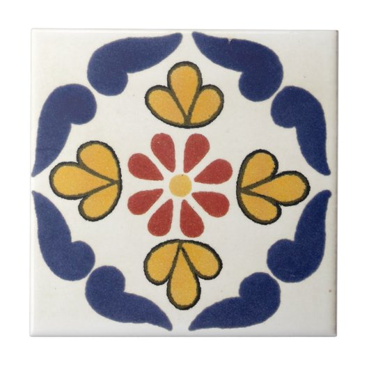 Mexican Talavera Tile Tegeltje (Voorkant)