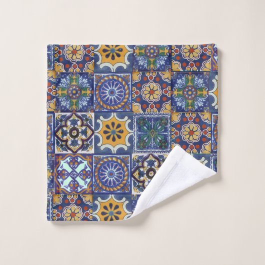 Mexican Talavera Tiles Bad Handdoek (Wasdoekje)