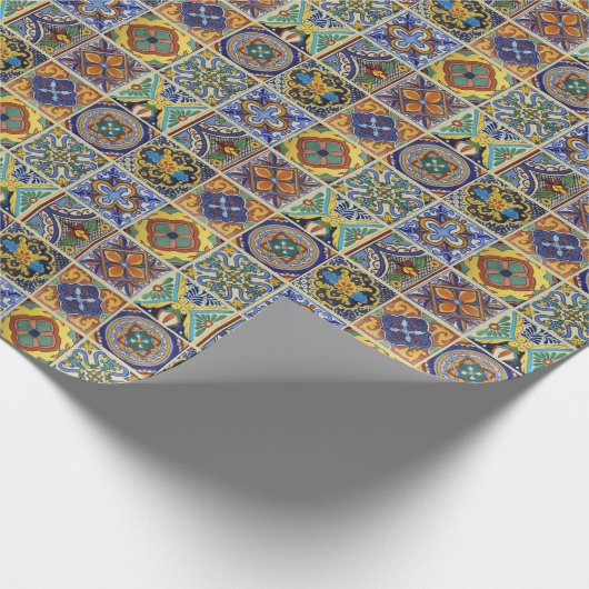 Mexican Talavera Tiles Cadeaupapier (Hoek)