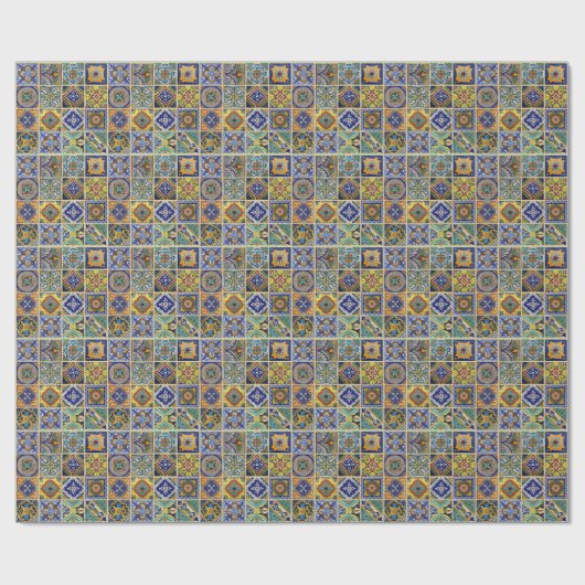 Mexican Talavera Tiles Cadeaupapier (Vlak)