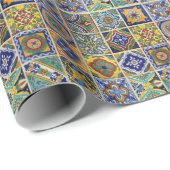 Mexican Talavera Tiles Cadeaupapier (Rol Hoek)