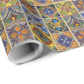 Mexican Talavera Tiles Cadeaupapier (Rol Hoek)