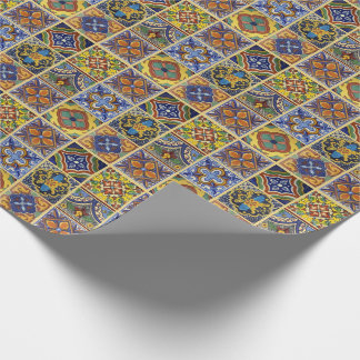 Mexican Talavera Tiles Cadeaupapier