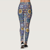 Mexican Talavera Tiles Leggings (Achterkant)