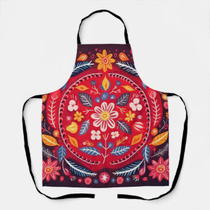 Mexican Tegel Floral Pattern Schort